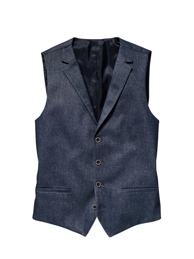 Denim-Anzugweste Denim-Anzugweste