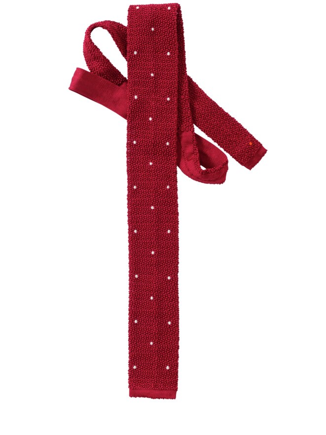 Polka-Dots-Strickkrawatte Polka-Dots-Strickkrawatte