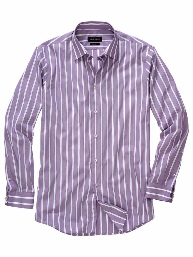 Potenzial-Hemd flieder-weiß