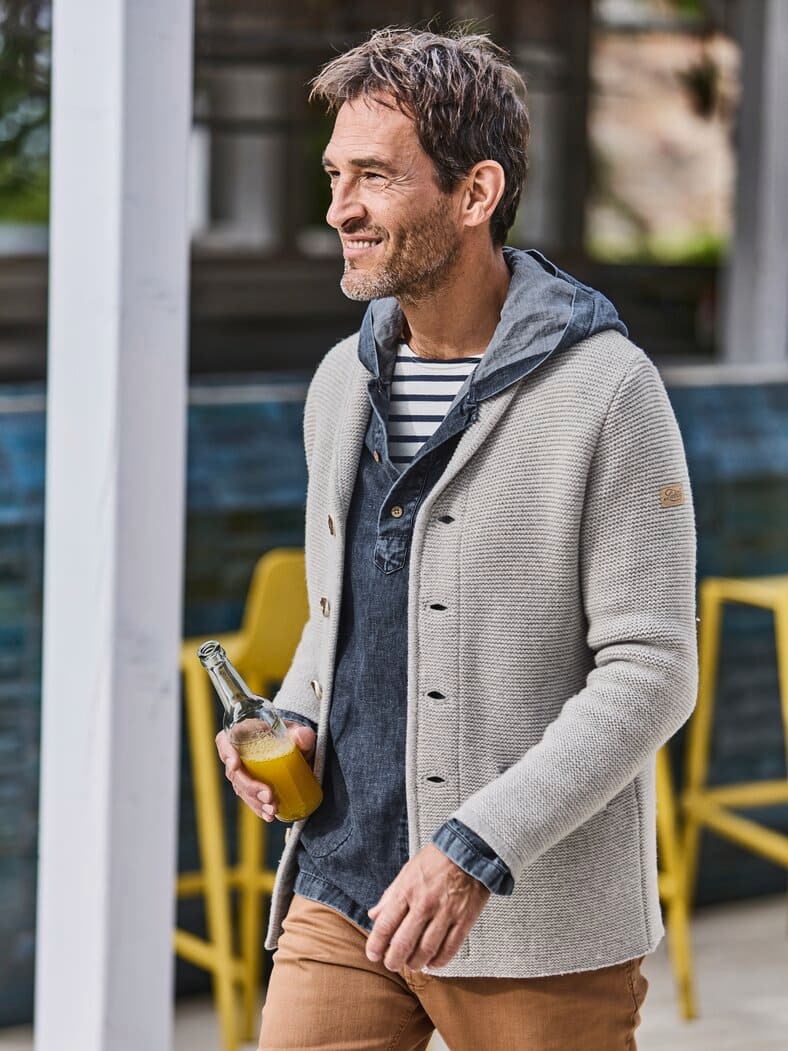 Entdecker-Schlupfhemd ozeanblau