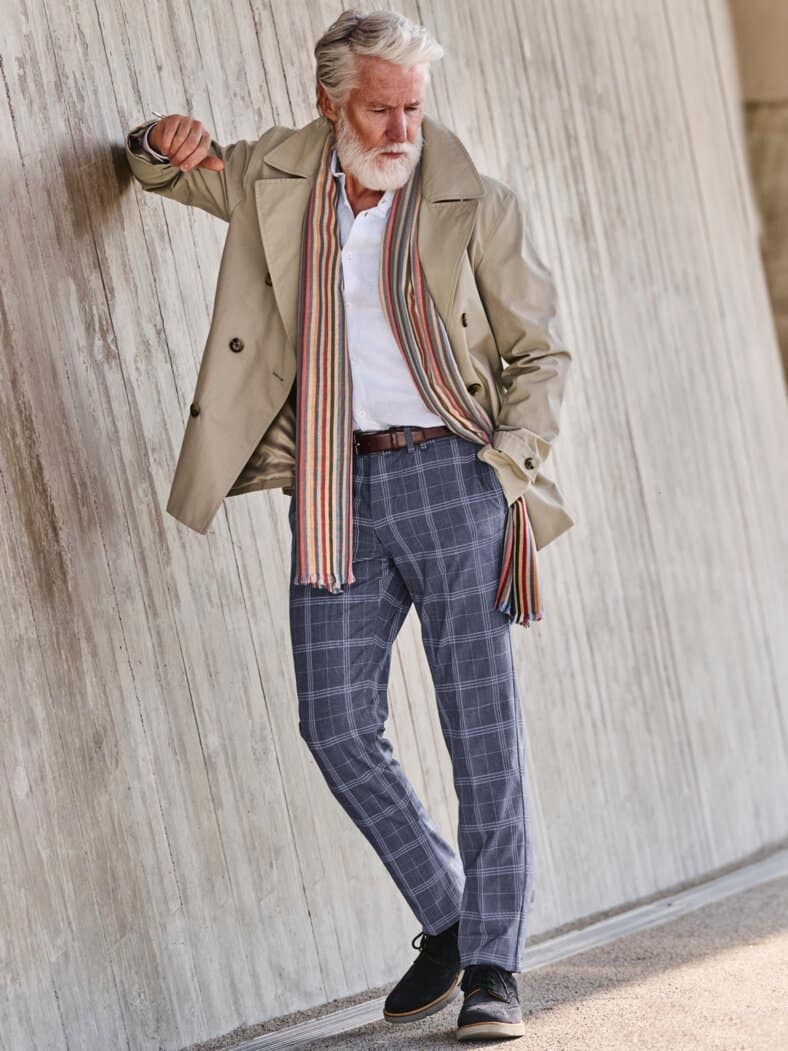 Prestige-Leinenhemd reinweiß