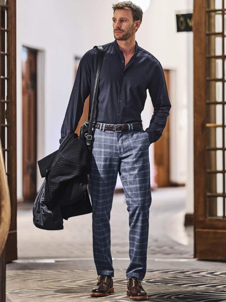 Standfest-Hemd mitternacht