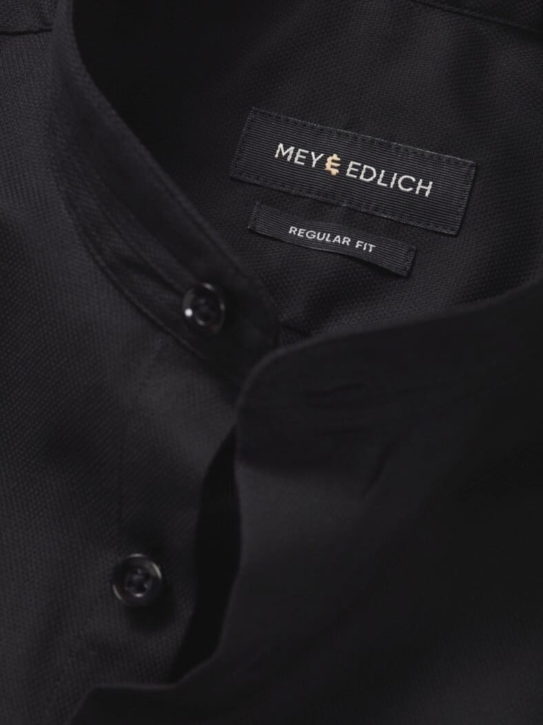 Standfest-Hemd schwarz