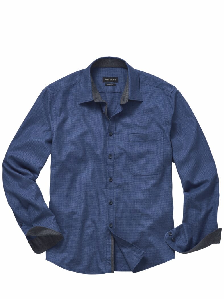 Bikulturelles Hemd sanremoblau