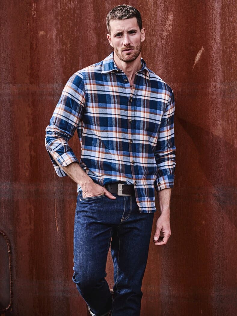 Herbstfest-Hemd löwenbläu