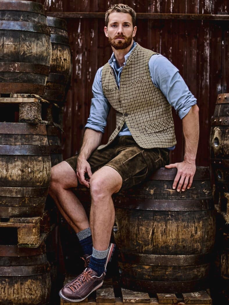 Feinstreifenhemd Streifen hellblau