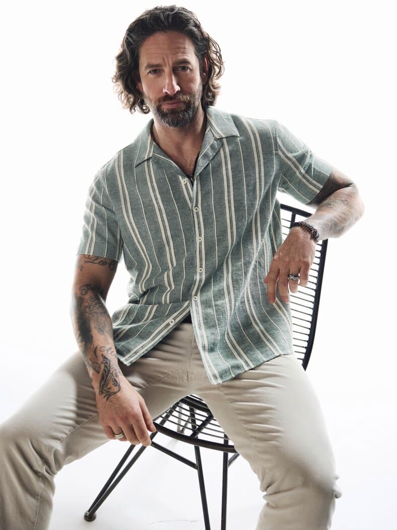 No-Business-Shirt flaschengrün