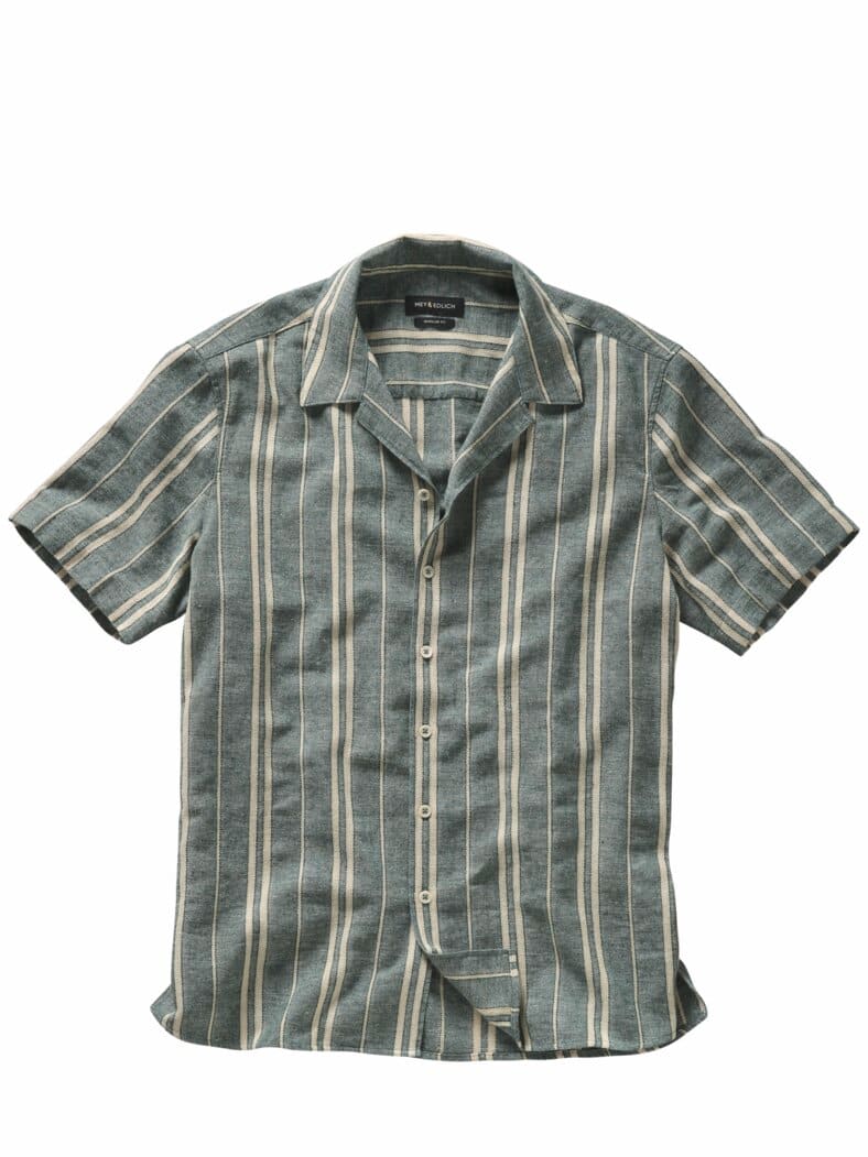 No-Business-Shirt flaschengrün