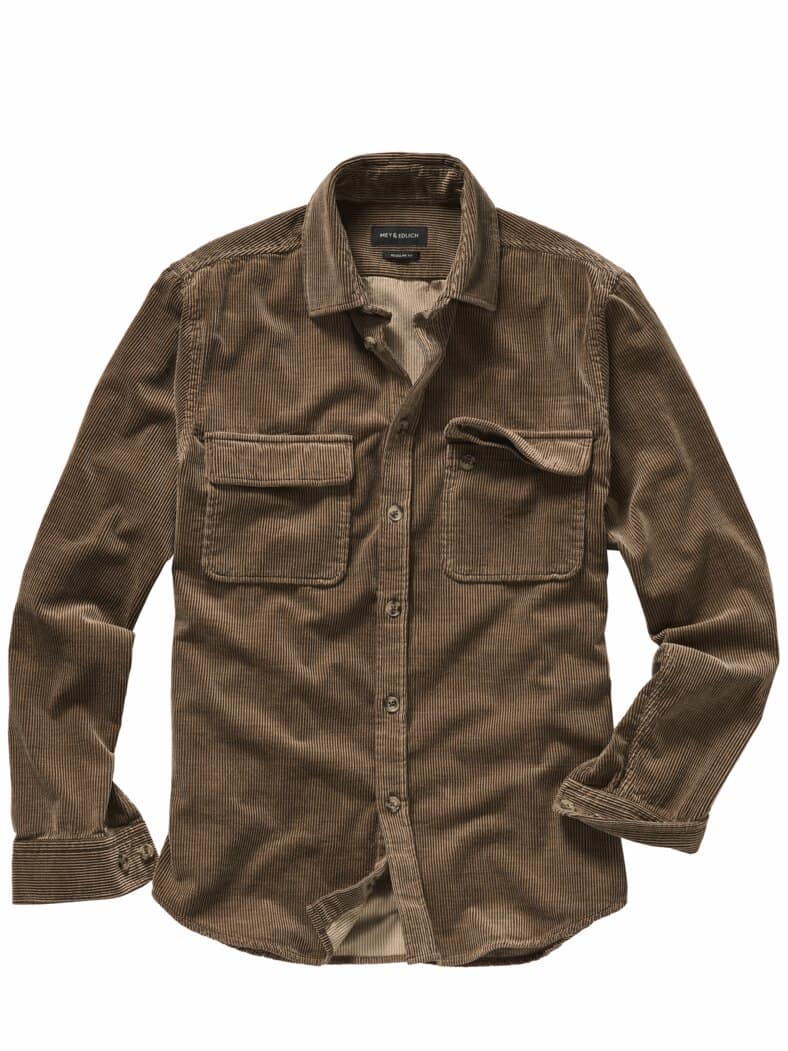 Cordhemd Deluxe baumrinde