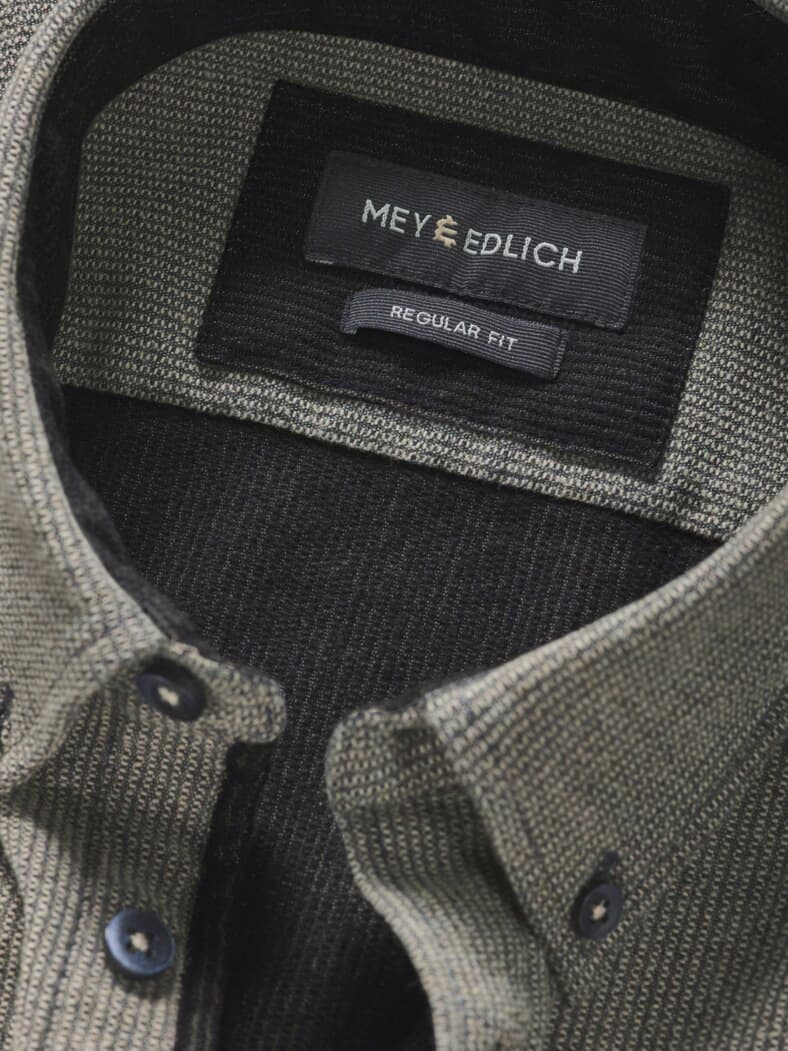 Konjunktion-Hemd blaugrau