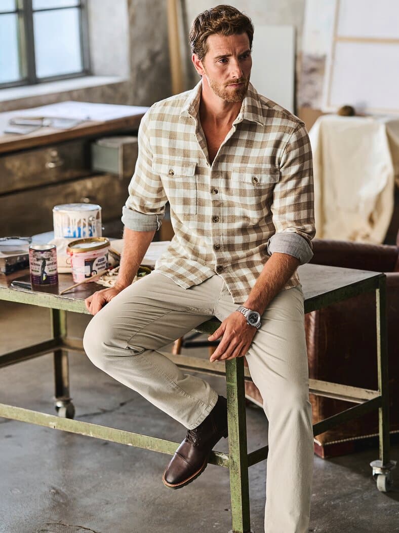 Optionen-Hemd sahara