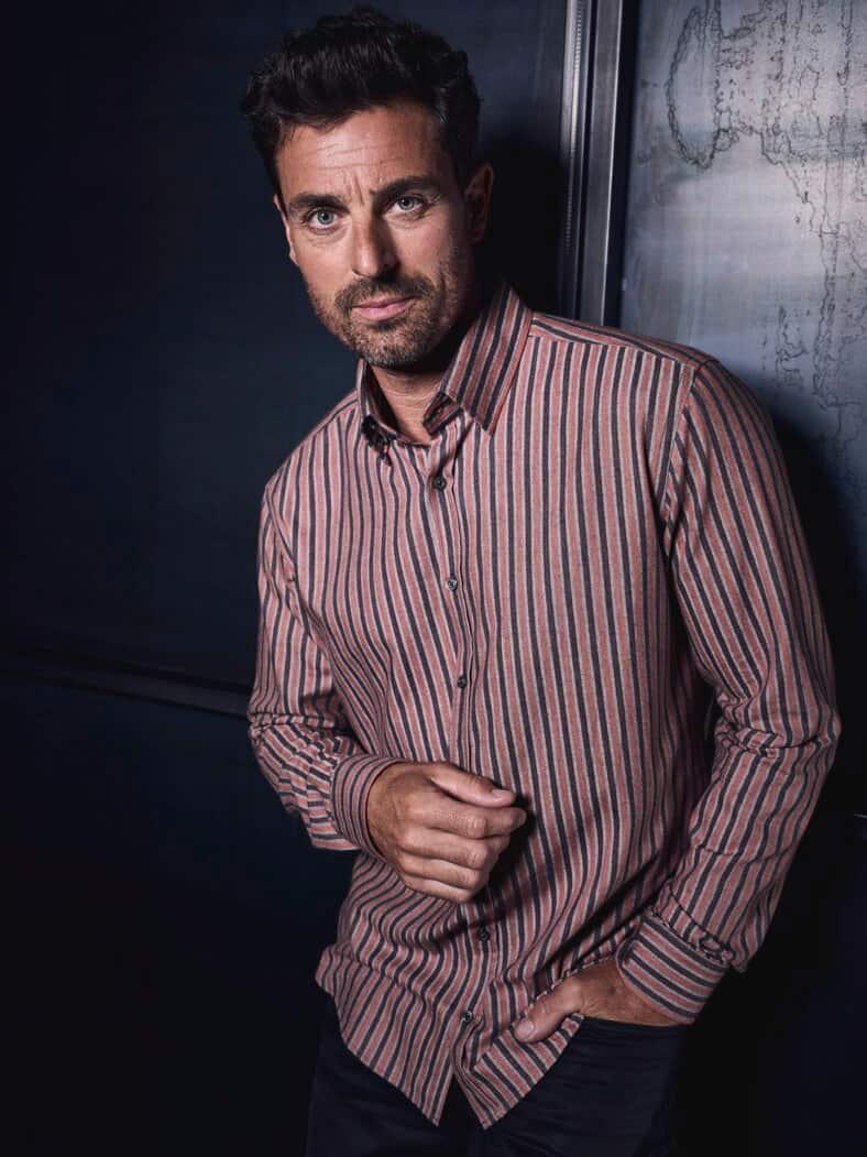 New-Work-Flanellhemd beere