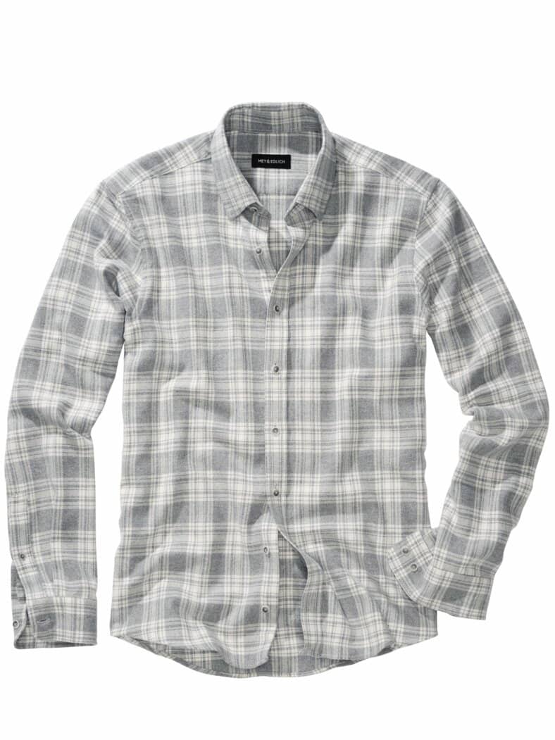 Feinsinn-Karohemd fels/schnee