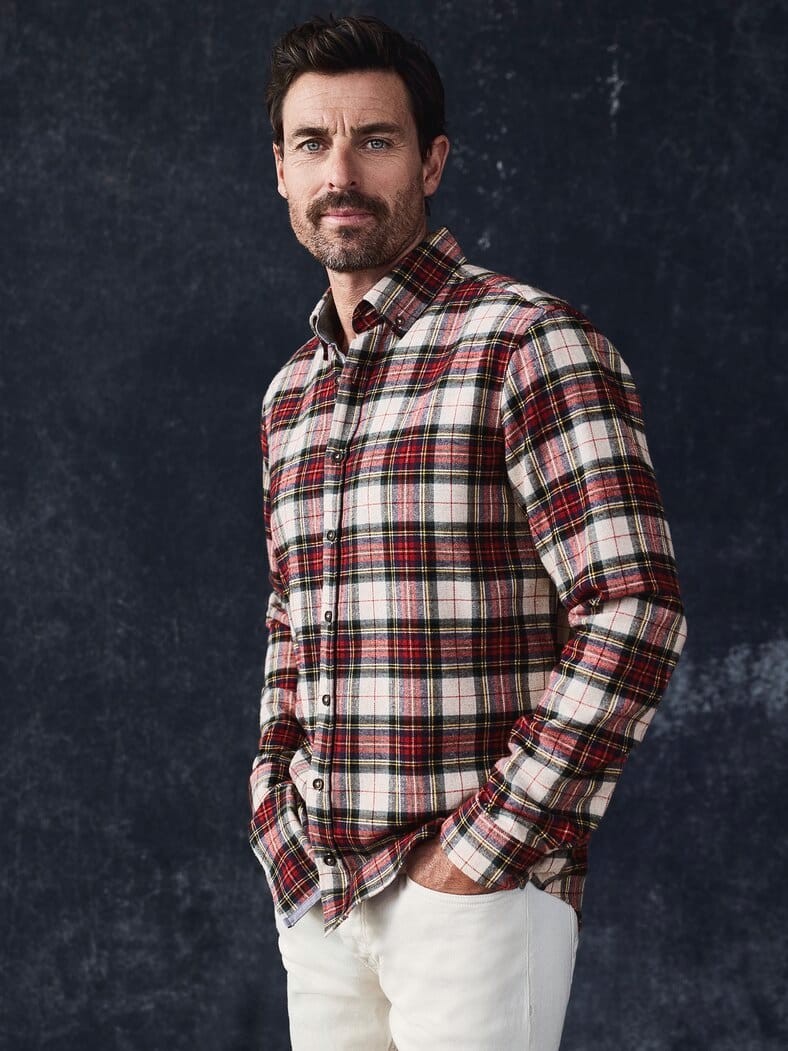 Stewarts Flanellhemd stewart-dress-tartan