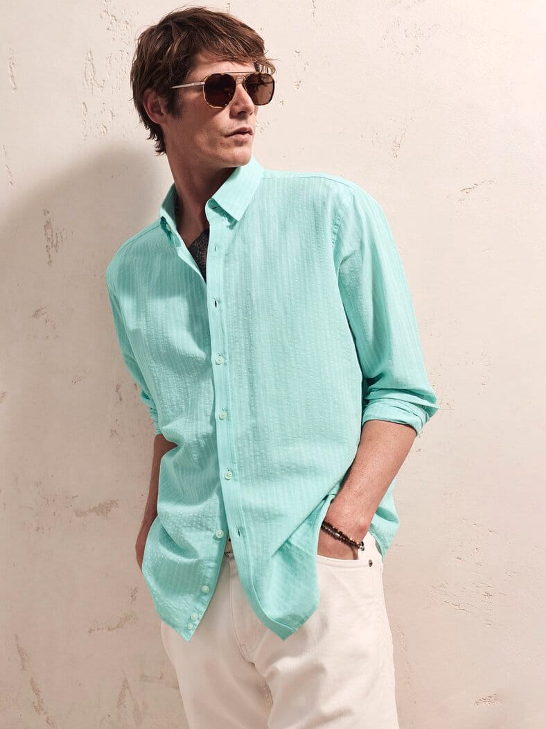 Genussmoment-Hemd pistazieneis