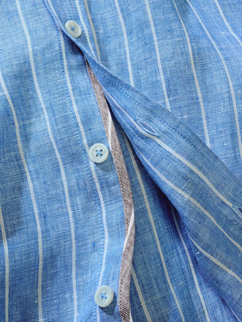 Trastevere-Leinenhemd denimblau