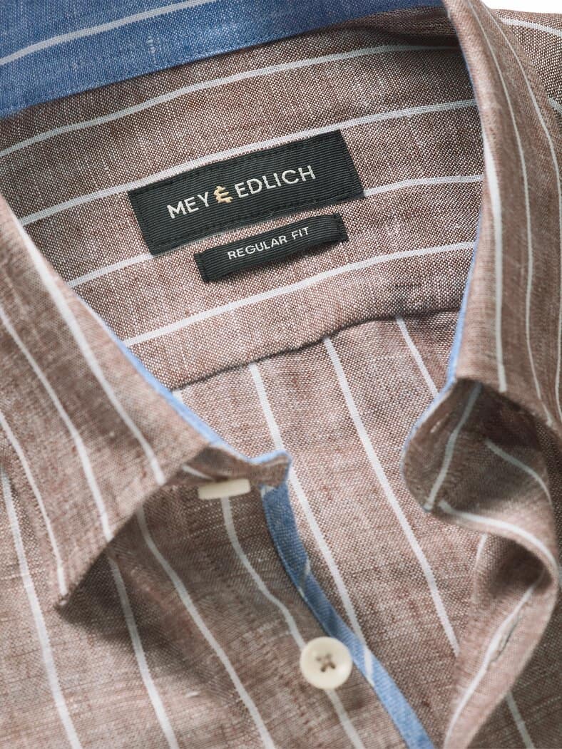 Trastevere-Leinenhemd nussbraun