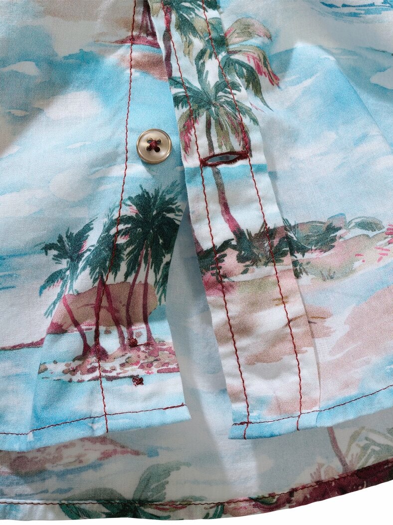 Lagunen-Hemd himmelblau