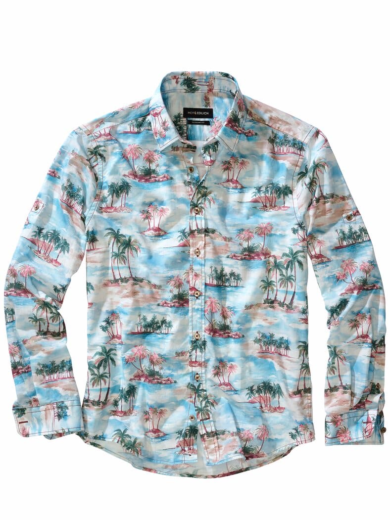 Lagunen-Hemd himmelblau