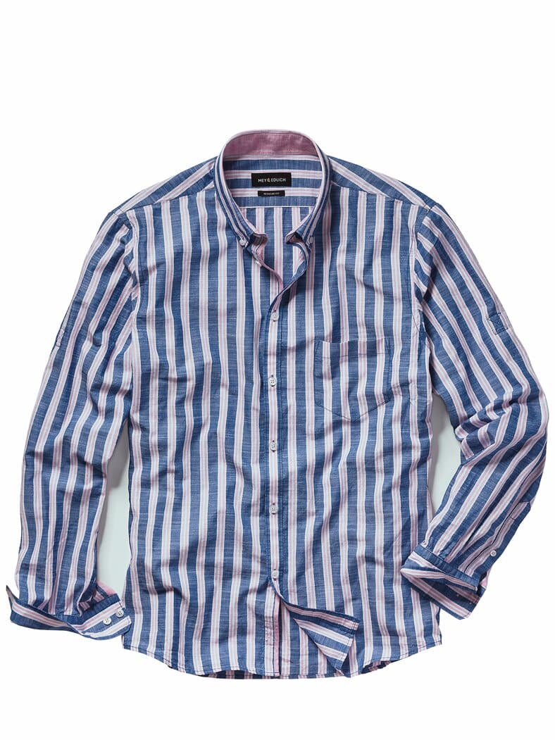 Ägäis-Hemd marine/rosa