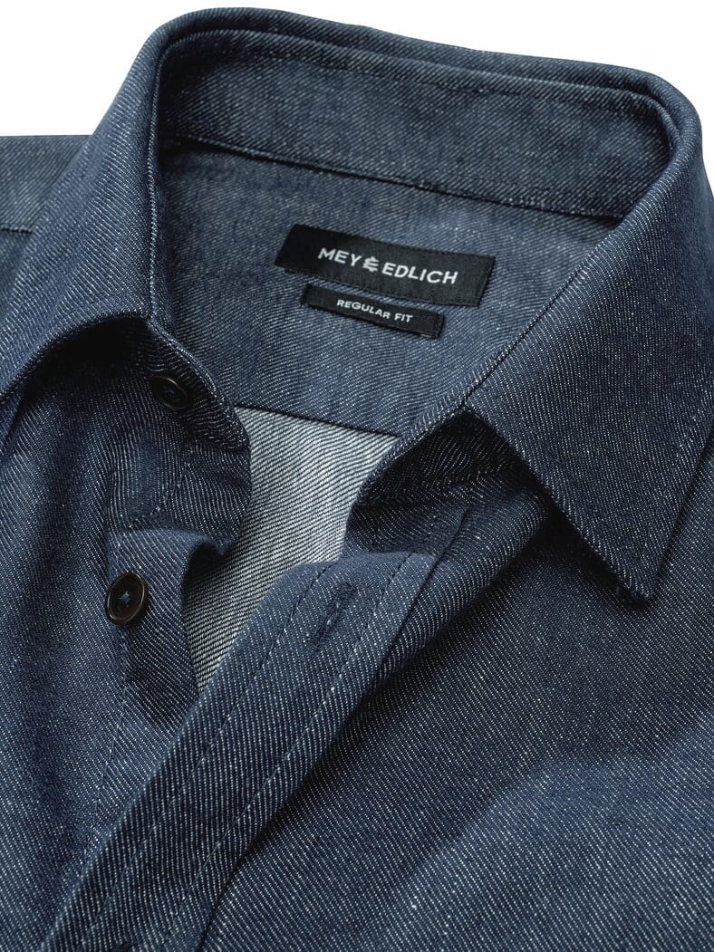 Cambio-Hemdjacke denimblau