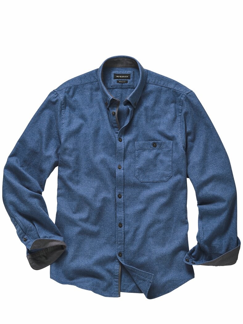 Antreibendes Flanellhemd blauuni-flanellblau