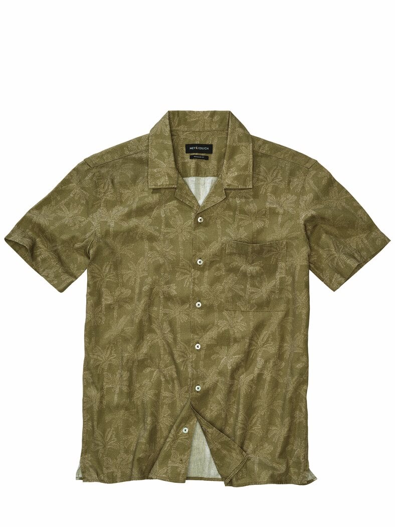 Palmen-Resorthemd palmengrün