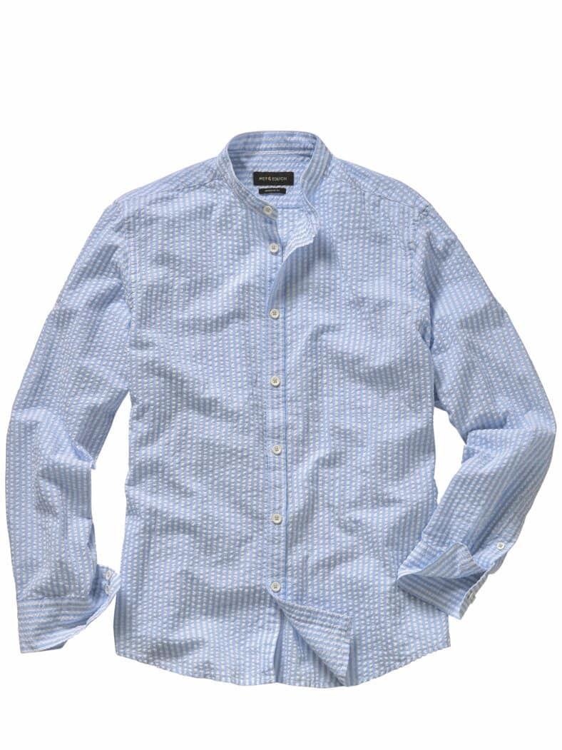 Shir o shekar-Hemd blaustreifen