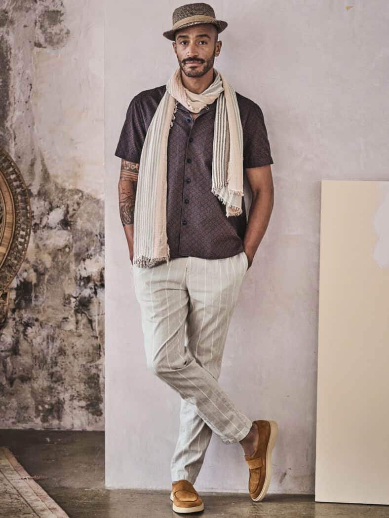 Auf-Zack-Hemd packpapier/tinte