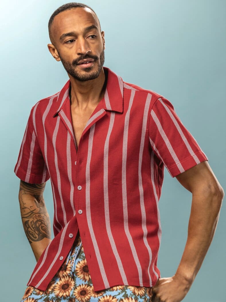 Pool-Party-Hemd bloody mary