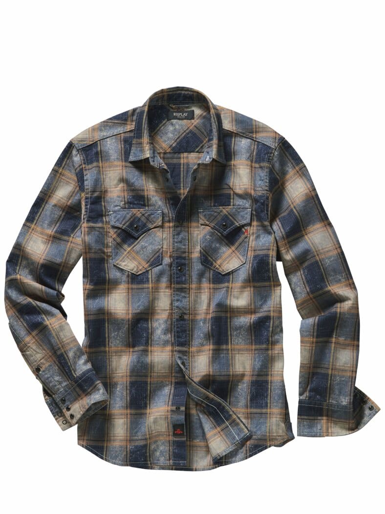 Replay Jeanshemd denim/sand