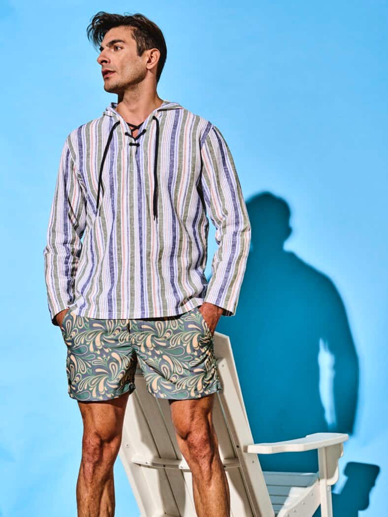 Stadtviertel-Hemd Streifen schilfrohr