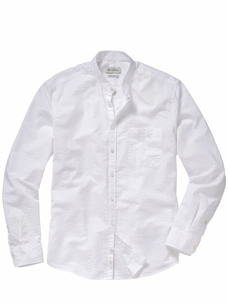 Knitter-Hemd papierweiß