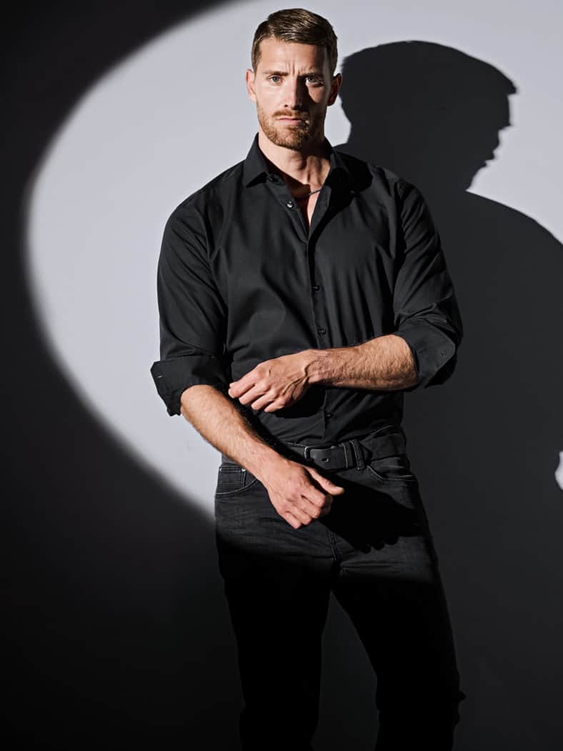 Daily Business-Hemd tiefschwarz