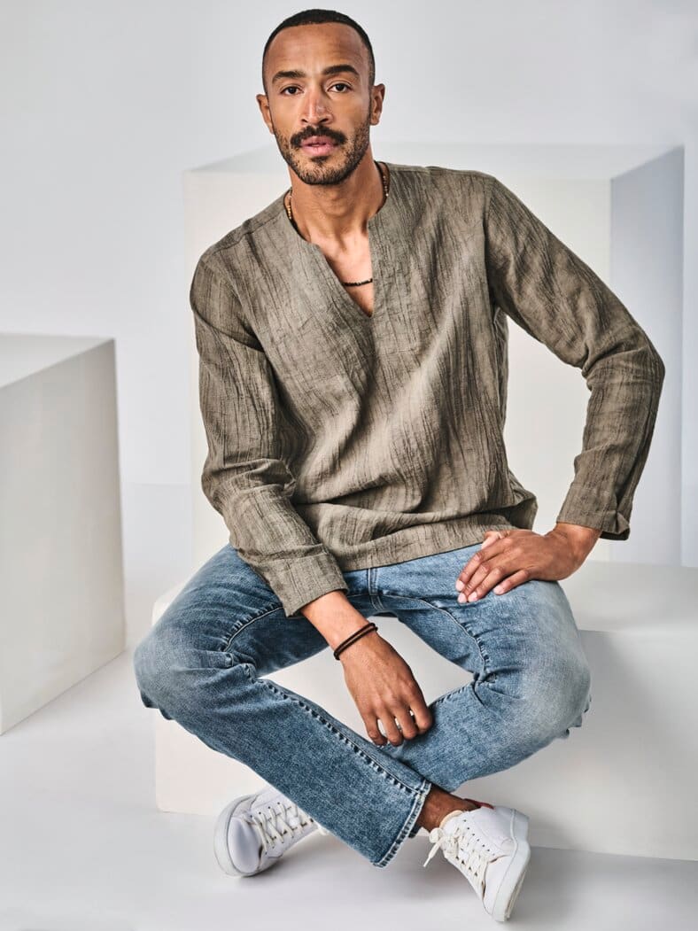 Schlupfhemd Morrison olive