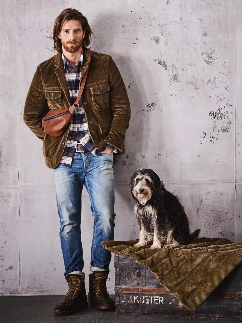 Beerenstarkes Flanellhemd Karo brombeere