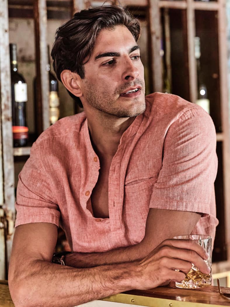 Urahnen-Hemd mandarine