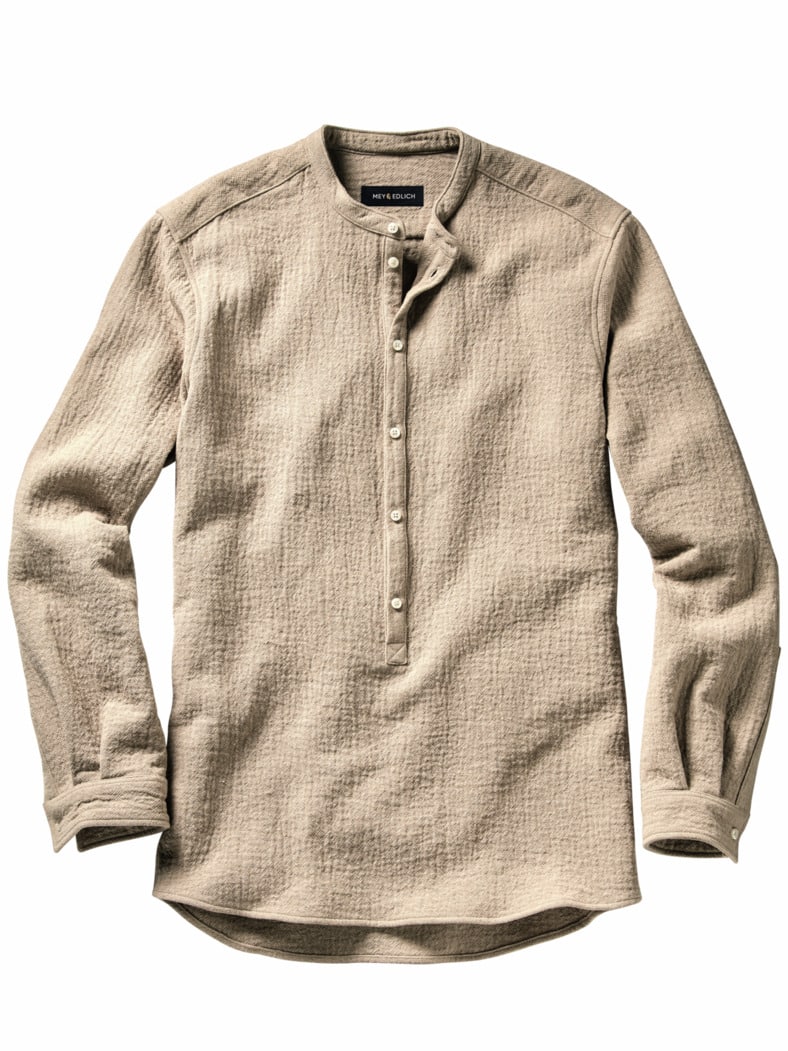 Hammerschlag-Hemd sand