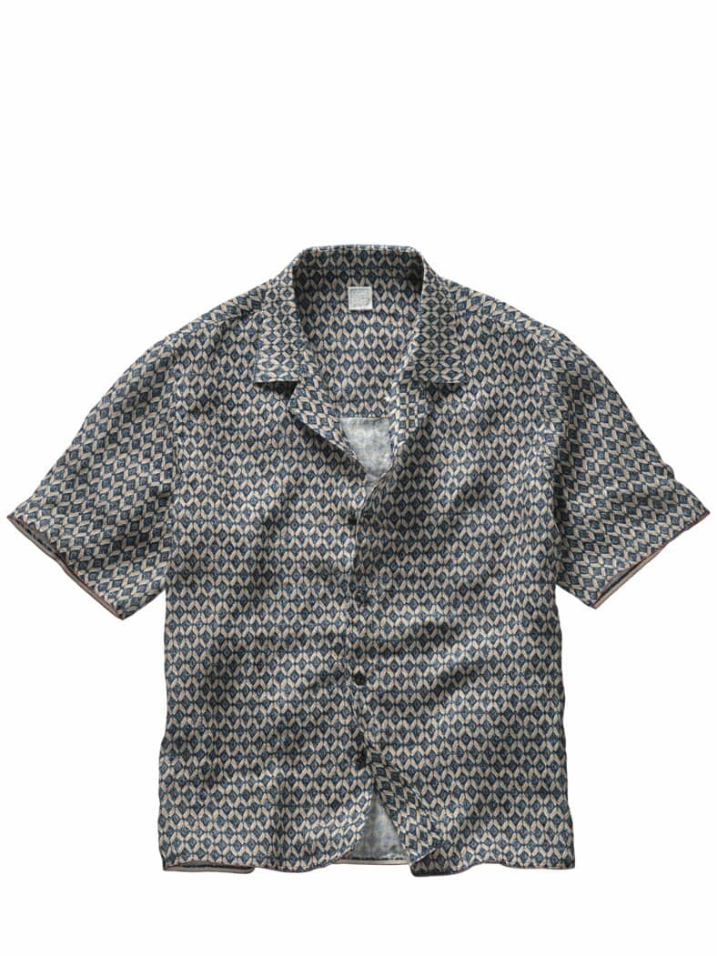 Rauten-Hemd meer/strand