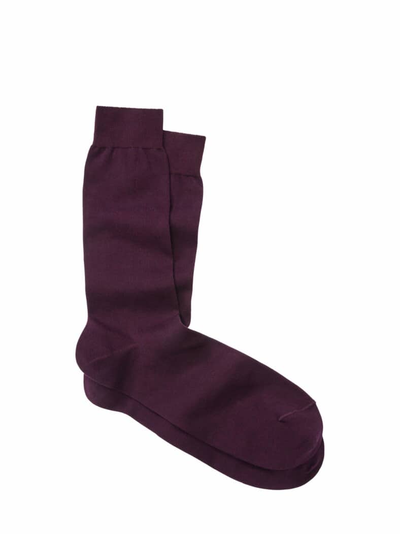 Geschmeidige Socke veilchen