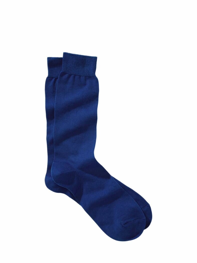 Royale Socke königsblau