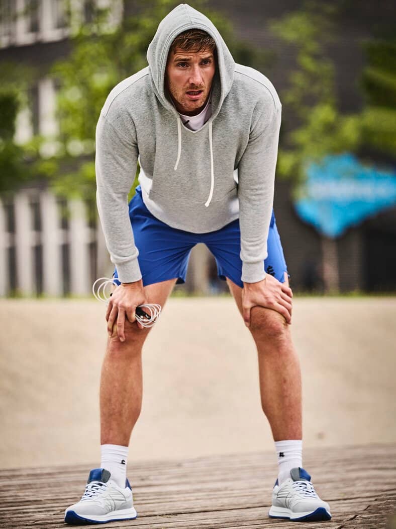 Tennis-Socke linienweiß