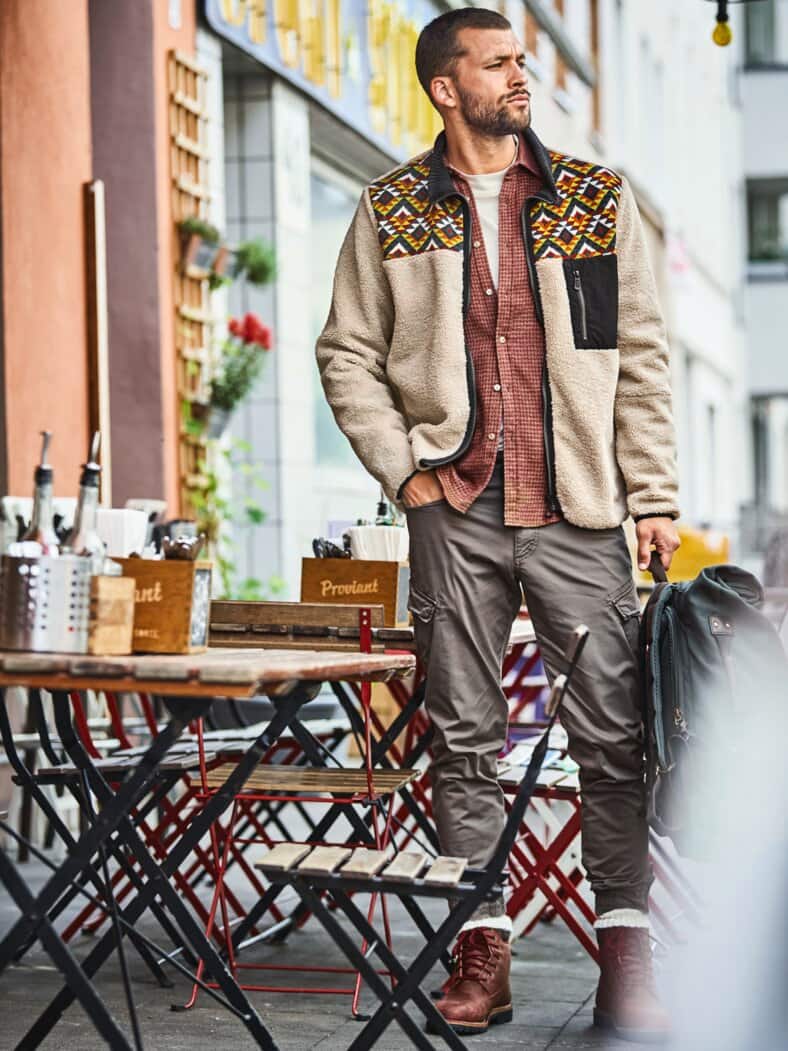 Alpaka-Socke sandstein