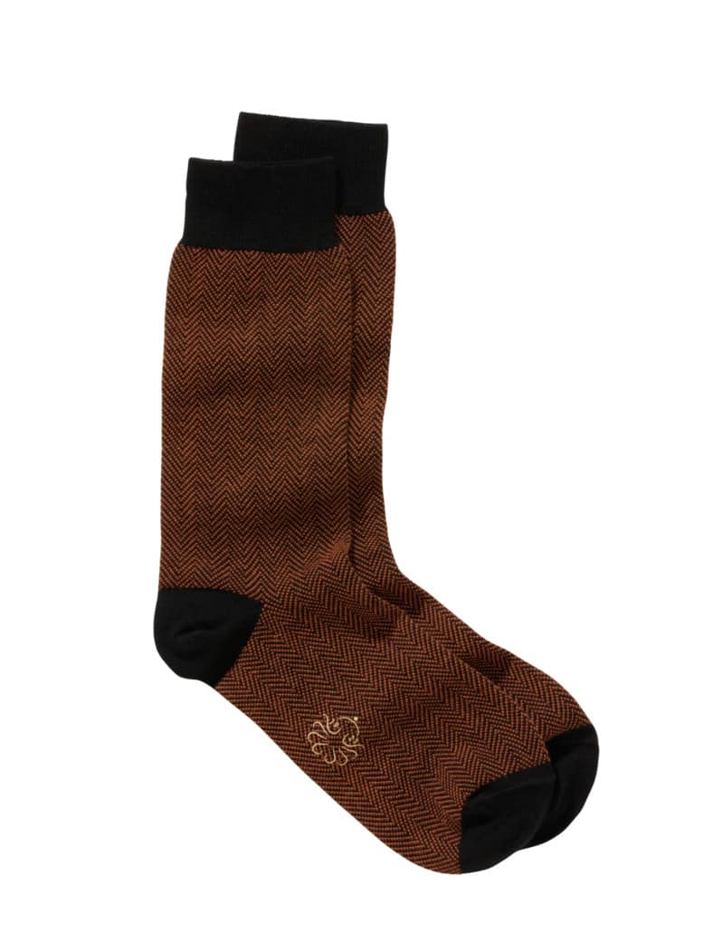 Socke Milano kupfer