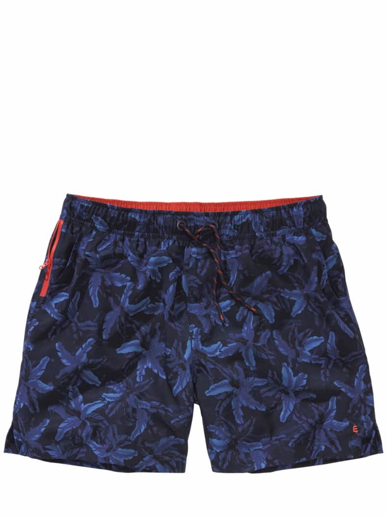 Resort-Badeshorts Dschungel durchdringlich-blau