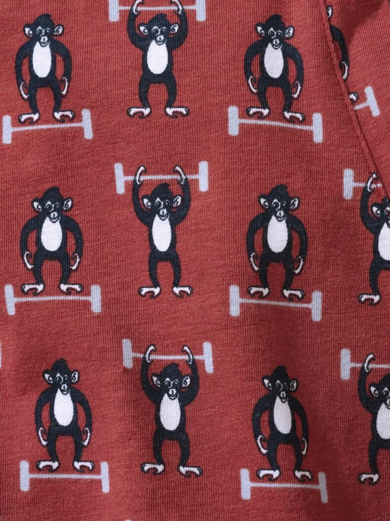 Long Shorty Athletic Monkey lemberger-rot