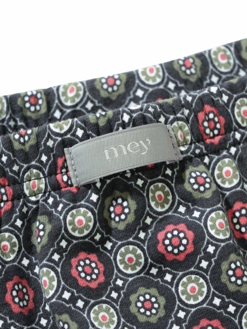 Blumenraute-Shorty kaktusfeige/anthrazit