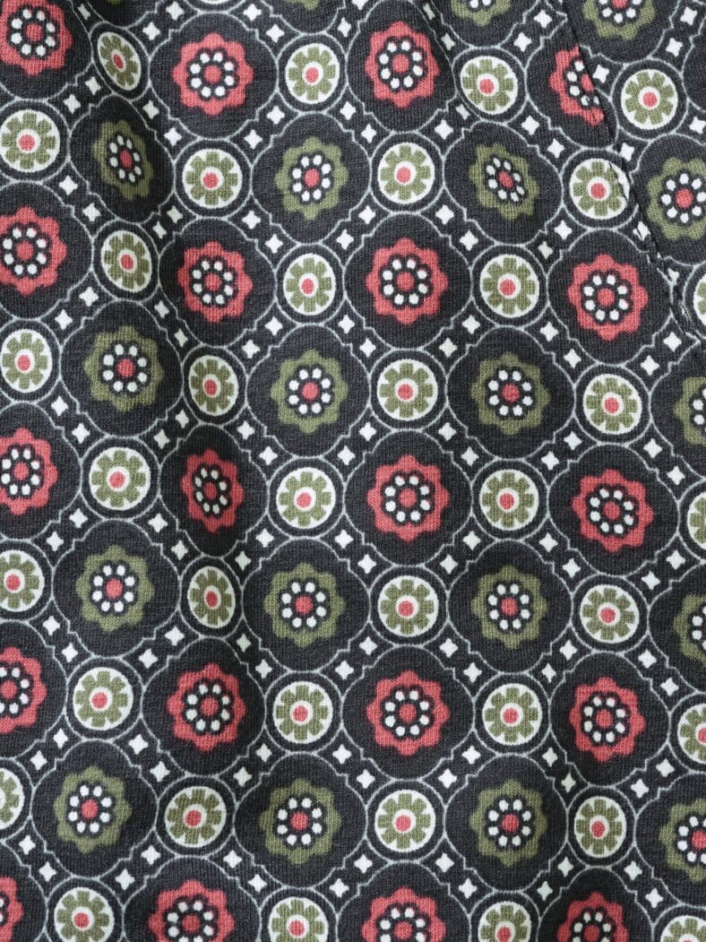 Blumenraute-Shorty kaktusfeige/anthrazit