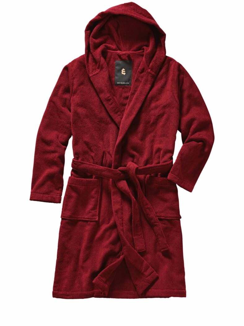 Spa-Bademantel signalrot