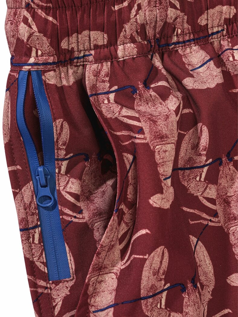 Resort-Badeshorts Lobster hummerrot